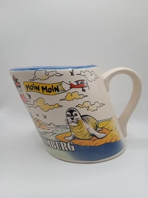 Kaffee-Pott - "Moin Moin" - Becher -Tasse - Hamburg Souvenir 2004 - UNBENUTZT - Bild 1 von 4