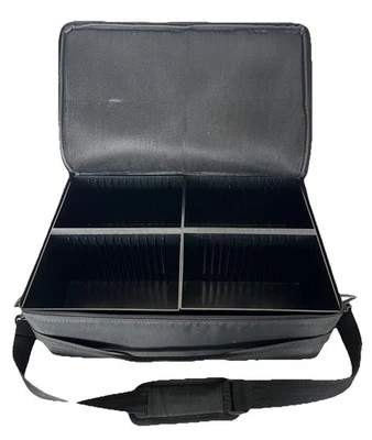 Case Logic CD DJ Zippered Storage Carrier Strap And Mountable Plastic Rack 60 CD - Image 1 of 4