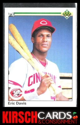 Eric Davis 1990 Upper Deck #116a Cincinnati Reds - Image 1 of 2