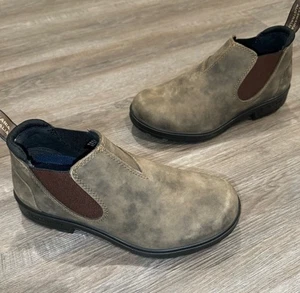 Größe 7,5 Blundstone BL 2036 Original Low Cut Rustic Brown Suede Chelsea Boots - Bild 1 von 7