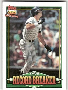 Tarjeta de béisbol 1991 Topps #4 Kevin Maas New York Yankees - Imagen 1 de 2