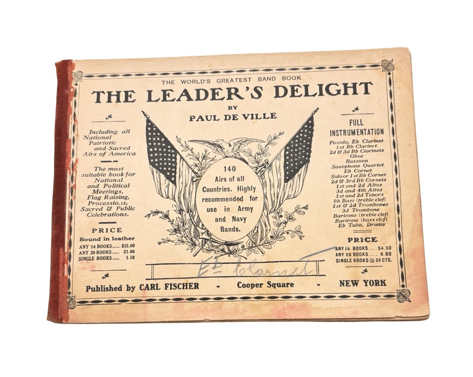 ANTIQUE THE LEADER’S DELIGHT BY PAUL DE VILLE Airs Of 140 Countries for Military - Image 1 of 4