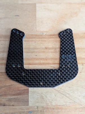 RVRC | 3mm Carbon Fiber Shock Tower for RC10 B2 and B3 | + 2 mm Version - Image 1 of 3