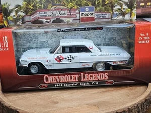 VINTAGE WELLY CHEVROLET LEGENDS 63 CHEVROLET IMPALA Z-11 DON NICHOLSON NICE CAR - Picture 1 of 24