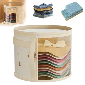 Hat Storage Bucket, Folding Dustproof Storage Bag Artifact, Storage Q0E3 - Picture 1 of 10