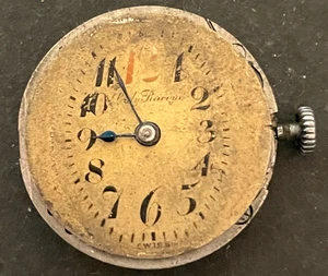 Vintage Gallet & Co. Men's Watch Movement Parts/Repair Art Deco 15j Swiss - Picture 1 of 2