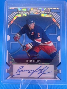 1/1 2025 Leaf Metal Legends BRIAN LEETCH Auto  Bc-BL1  1/1 Clear Cut Silver - Picture 1 of 2