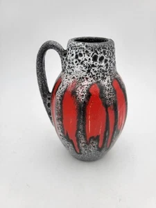 Scheurich # Fat Lava Lora 414-16 # Vase Keramik W.Germany WGP Vintage 60er 70er - Picture 1 of 5