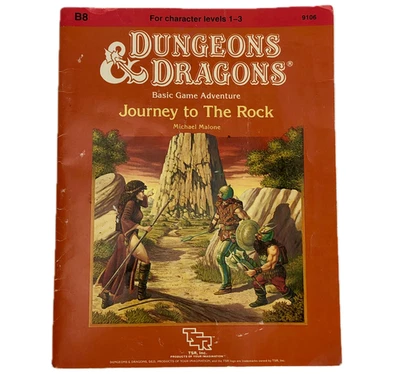 Dungeons & Dragons - Journey To The Rock 9106 - TSR Original 1984 Impresión B8 Foto 1 de 4