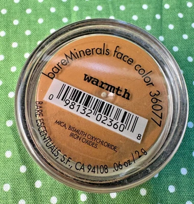 LARGE 2g Full Size SEALEDbareMinerals WARMTH Face Color Loose Bronzer Essentuals - Image 1 of 3