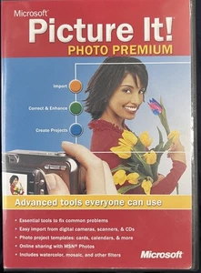 Microsoft Picture It Photo Premium Advanced Tools Everyone Can Use - Picture 1 of 1