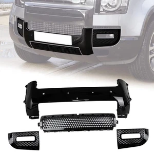 Lower Front Bumper Trim Gloss Black for Land Rover New Defender L663 grille mesh - Picture 1 of 10