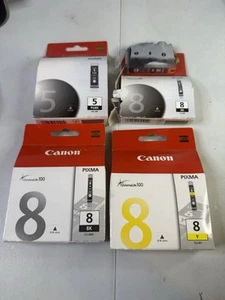 Canon Chromalife 100 - 8 BK / Y - Pixma *READ* - Picture 1 of 5