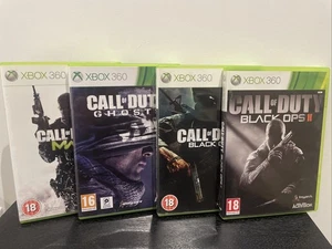 Call of Duty Modern Warface, Ghost, Black Ops Paquete en muy buena condición Xbox 360 - Imagen 1 de 7