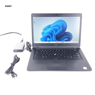 Dell Latitude 5490 14” FHD Laptop i5-8350U 8GB RAM 256GB SSD Windows 11 Pro - Image 1 of 4