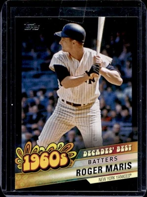 2020 Topps Roger Maris Decades' Best Black #114/299 Yankees - Image 1 of 2