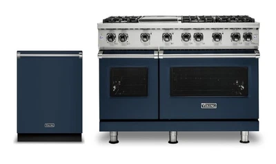 Viking Professional 48" All Gas Range in Slate Blue - VGR5486GSB - Image 1 of 3