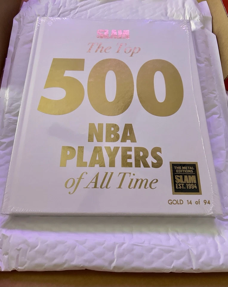 SLAM GOLD METAL: THE TOP 500 NBA PLAYERS OF ALL TIME (/94) IN HAND-Ready 2 Ship! - Image 1 of 4