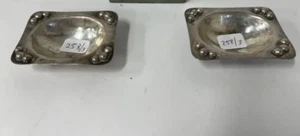Miniatur Paar Sterling Silber offen Salz - Bild 1 von 2