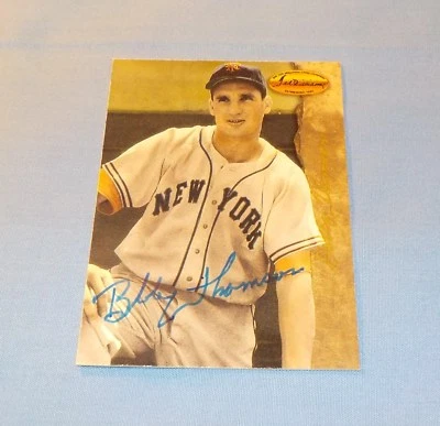 Bobby Thomson Signed Autographed 1994 Ted Williams Card Company NY Giants - Image 1 of 2