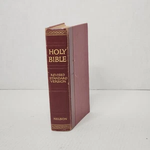 The Holy Bible Revised Standard Version 1953 Thomas Nelson & Sons HC Red Vintage - Picture 1 of 16