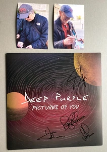 DEEP PURPLE "Pictures Of You" firmado en persona EP limitado vinilo 12" NUEVO autógrafo - Imagen 1 de 2