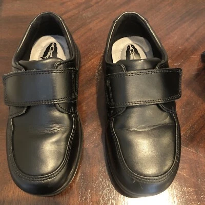 Hush Puppies Gavin Blk Uniform Dress Shoes (Toddler/Little Kid/Big Kid) Sz 11 W - Image 1 of 4