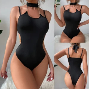 Sexy Women's Lingerie Teddy Babydoll Bra and G-string Set Nightgown Sleepdress - Picture 1 of 13