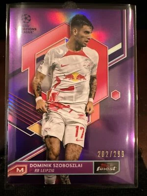 Dominik Szoboszlai 2022-23 Topps Finest UEFA /299 - Image 1 of 2