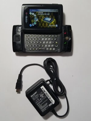 T-Mobile Simple MetroPCS 2G Sharp Sidekick 08 PV210 Rare Swivel Cell Phone - Image 1 of 4