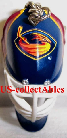 NHL Atlanta Thrashers Collectible Goalie Face Mask Keychain Rare Unique Souvenir Cover
