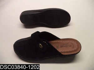 Size 10-1/2 to 11 Women's Flexus Black Slip on Merula-B Spring Steps - Picture 1 of 6