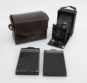 Zeiss Ikon Taxo 122/3 6.5x9cm Plate Camera Novar Anastigmat 105mm 6.3 Lens WORKS - Picture 1 of 11