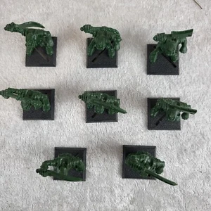 HEROQUEST Milton Bradley 8 Ork Worrior Minis 1989 - Picture 1 of 3