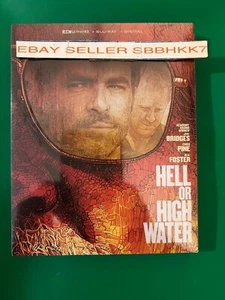 Hell or High Water Steelbook (4K UHD + Blu-ray + Digital] New Fast Shipping - Imagen 1 de 1