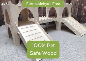 Rabbit Castle Starter Kit - Formaldehyde Free, Non Toxic, Wooden, Slot Together - Picture 1 of 15