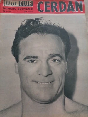 NUMERO SPECIAL SOUVENIR MARCEL CERDAN 32 APGES 1949 BUT et CLUB  - Photo 1/4