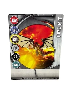 FIRE PIT 1/48 NM BA133-GA-SM-GBL 2008 Bakugan Battle Brawlers Metal Card - Picture 1 of 7