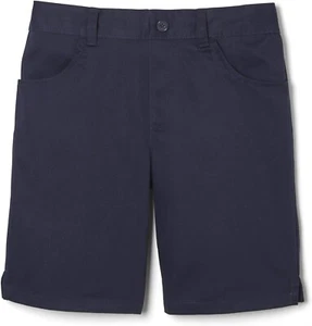 French Toast Girls' Pull-on Short Size: 20.5 Plus Navy SH9112 E - Picture 1 of 3