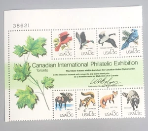 Scott# 1757 US CAPEX Plate No. Block of 8. 1978 issue MNH Stamps. - Picture 1 of 3