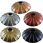Vintage Industriell Decken Hängeleuchte Rustikal Lampenschirm Easy Fit Wellig UK