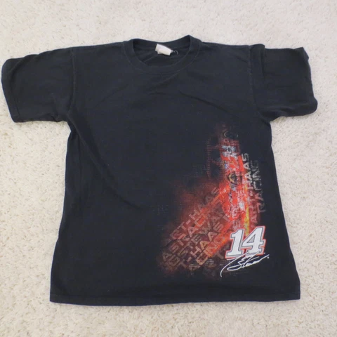 Tony Stewart Shirt Mens Medium Black NASCAR 14 Old Spice Stewart Haas Racing Cover