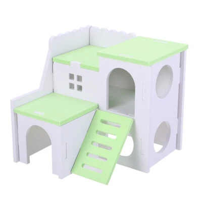 MARKENLOS Holz Hamster Nest Sleeping House Home Luxus Cage Pet DIY Hideout Hut Toy