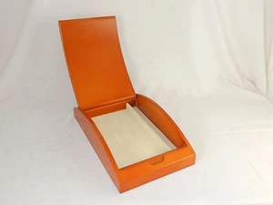 Caja de almacenamiento de madera ~ color caramelo, para escritorio, tocador, mesa auxiliar, estante #GS-37 - Imagen 1 de 10