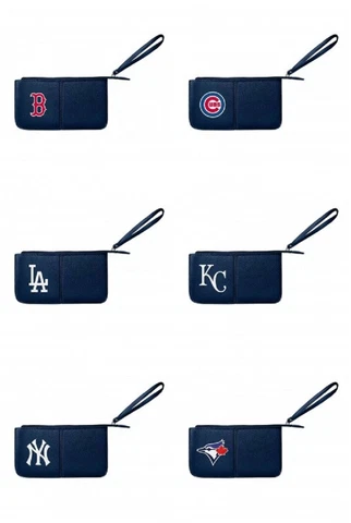 MLB Organizer Wallet Wristlet, Choose Team Licensed Baseball Cover