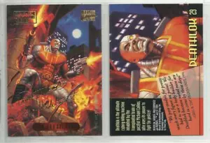 1994 Marvel Masterpieces (Fleer) GOLD FOIL SIGNATURE "Base Card" #29 DEATHLOK - Picture 1 of 1