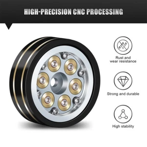 Brand New Rim Hub Upgraded Wheel Hub For SCX24 TRX4M FCX24 1/24 1/18 RC Cars - Bild 1 von 5