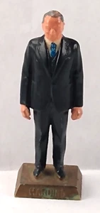 Marx 1960s U.S. President Harding - Painted Hard Figures W/Gold Base 2 3/4 - Picture 1 of 3