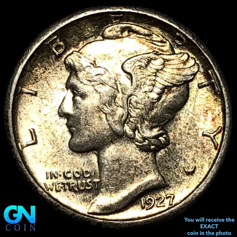 1927 S Mercury Dime  #E4438 Cover