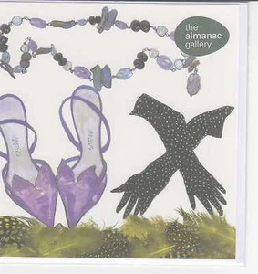 CARTE DIVERSE OCCASIONS-16 cm X 16 cm-DES CHAUSSURES ET DES GANTS DE FEMMES - Foto 1 di 1